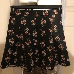 Floral Skater Skirt